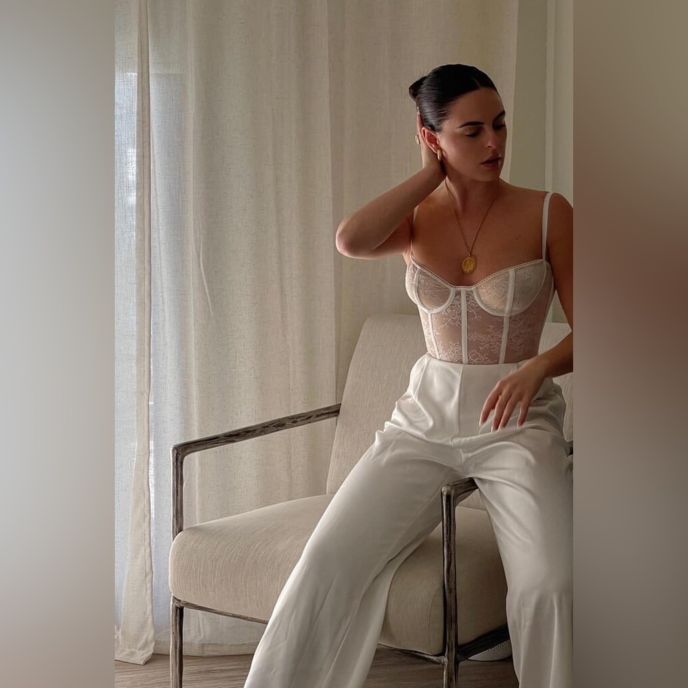 Katie May Tink Jumpsuit in Ivory Size S